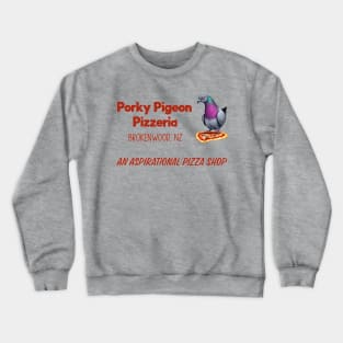 Porky Pigeon Pizza Crewneck Sweatshirt
